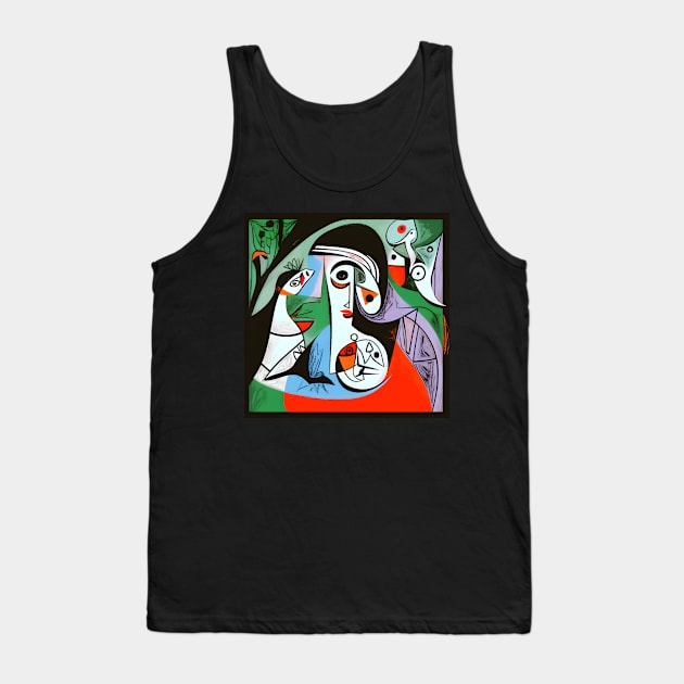 Artsy Style Woman in Grove Tank Top by UKnowWhoSaid